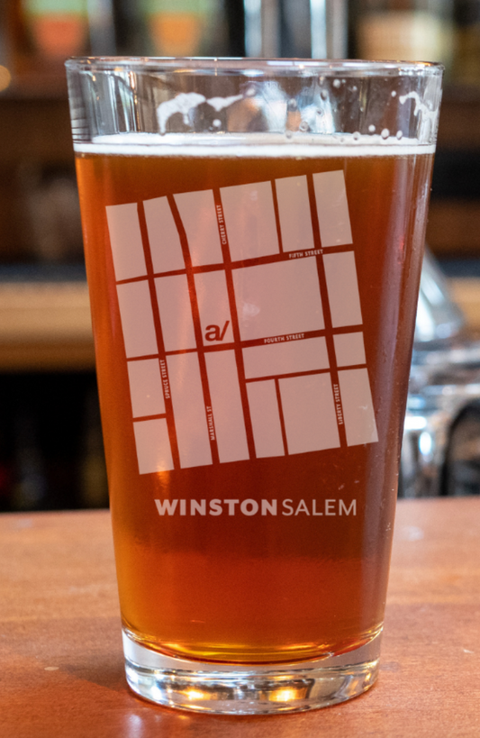 a/ Winston-Salem pint glass